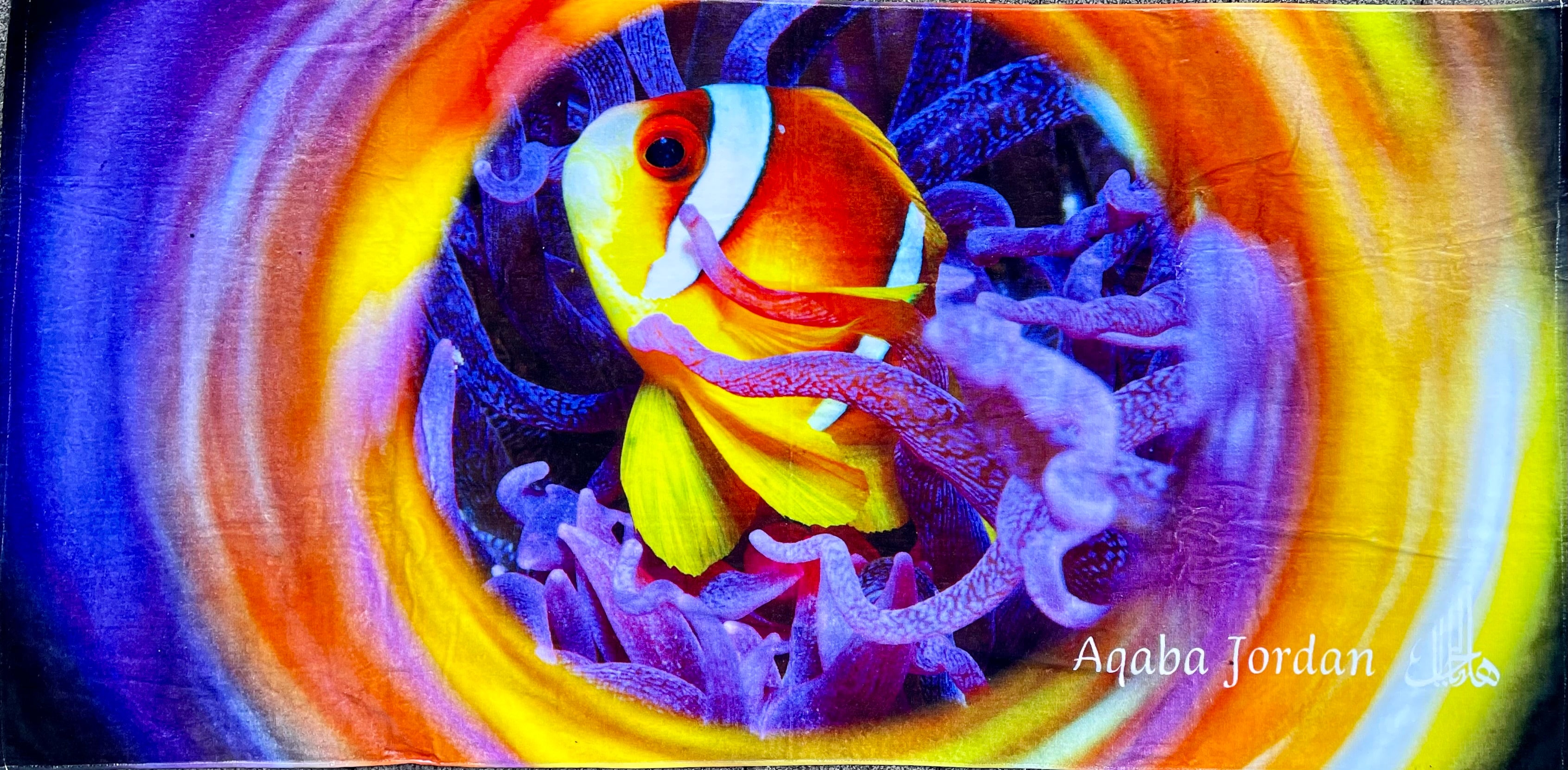 Badetuch Nemo purple