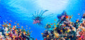 Badetuch Lion Fish mit Feuerfisch Unterwasser-Design – weiches Strandtuch 163x81 cm von Hala-Ya-Khal
